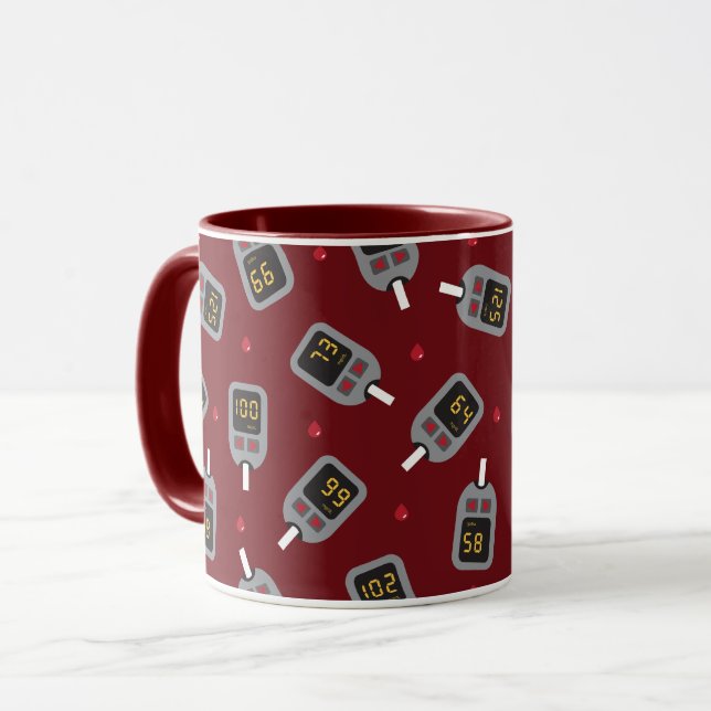 Mug Glukomètre (Devant gauche)
