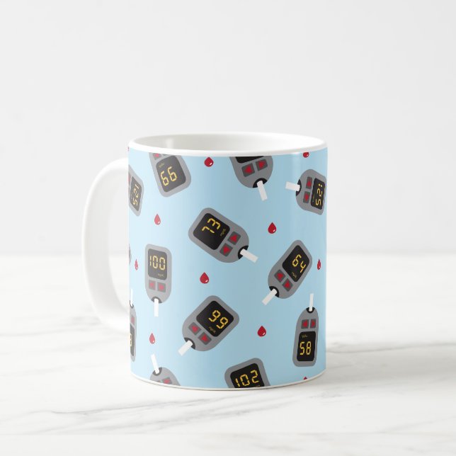 Mug Glukomètre (Devant gauche)
