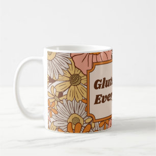 Mug Gluten Libre Tout Orange et esthétique Brown