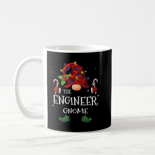 Mug Gnome Buffalo, ingénieur passionnant, a fait Noël  (Gauche)