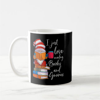 Mug Gnome Chemise femmes filles livre Lover Reading Cl