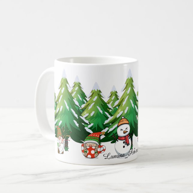 Mug Gnome de Noël (Devant gauche)