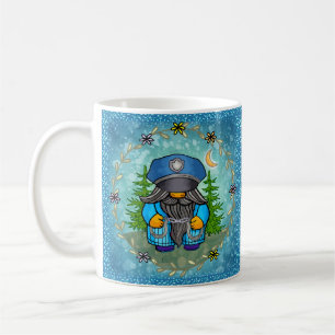 Mug Gnome de police 