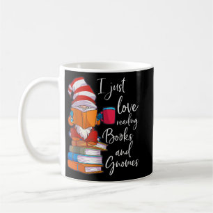 Mug Gnome Femmes Filles Livre Lover Reading Club Gnome