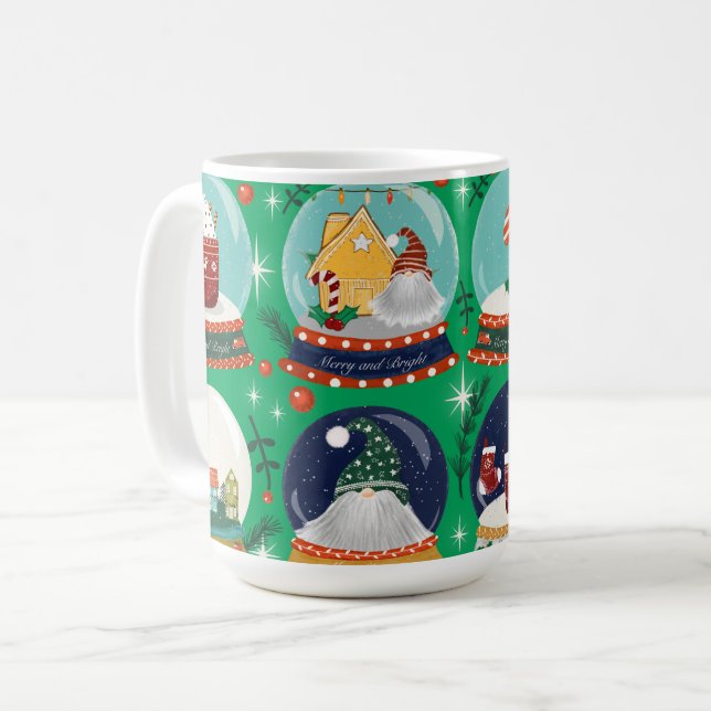 Mug Gnome//Gnome//Gingerbread House// (Devant gauche)