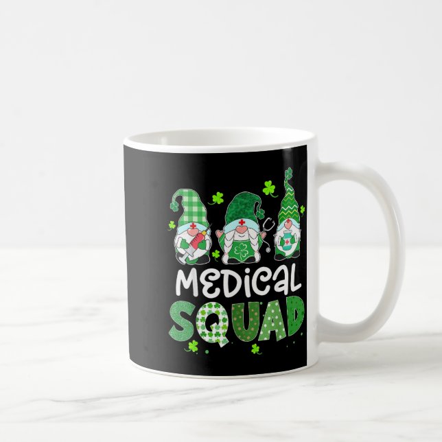 Mug Gnome Infirmière Escouade Médicale Stéthoscope Trè (Droite)