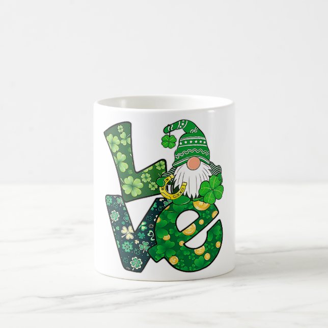 Mug Gnome Love Funny Jour de la Saint Patrick (Centre)