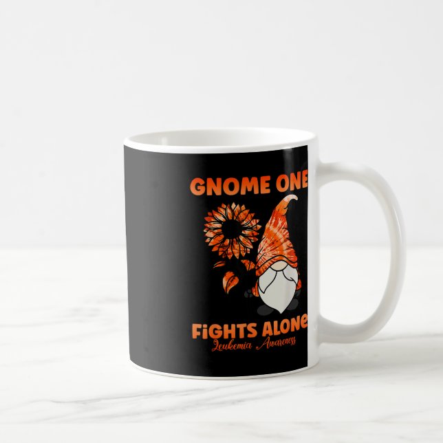 Mug Gnome One combat seul Orange Ribbon Leukemia Awar (Droite)