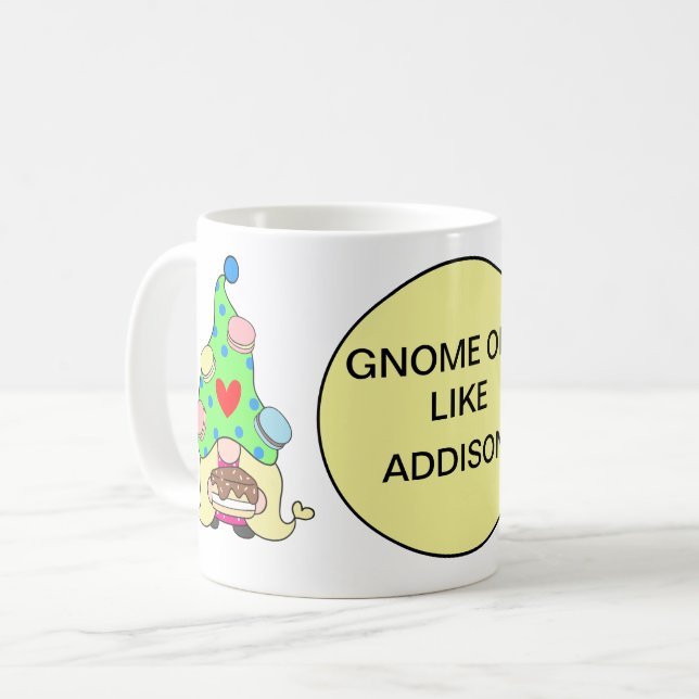 Mug Gnome One Like Your Name Cookies Casquette Cake He (Devant gauche)