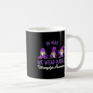 Mug Gnome Porter Ribbon Violet Fibromyalgie Pain Sensi