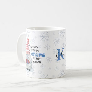 Mug GNOME POUR LES VACANCES Nom du monogramme