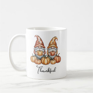 Mug Gnomes d'automne avec Citrouille mignon automne Th