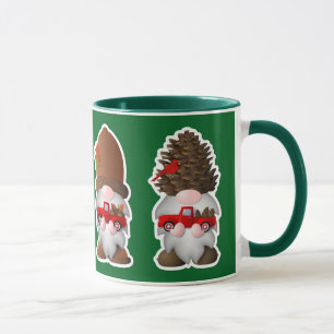 Mug Gnomes de bois de quatre saisons