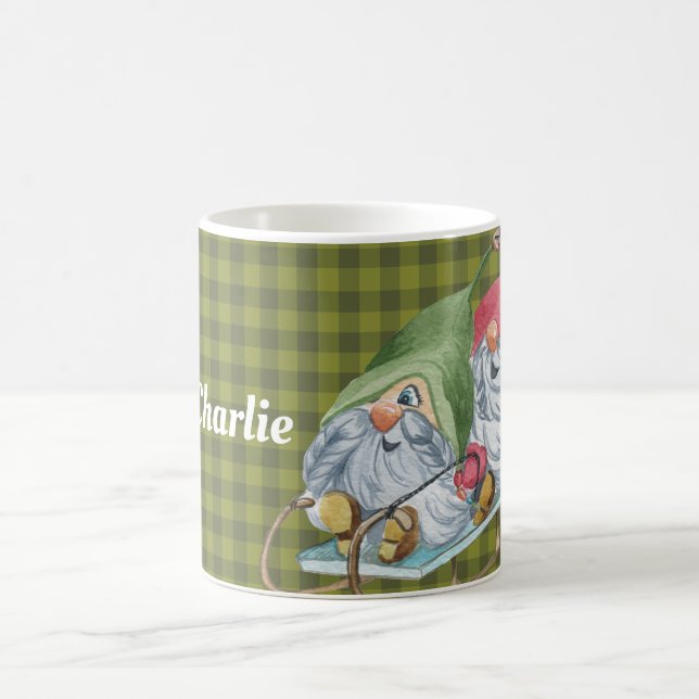 Mug Gnomes de couchage Whimsical personnalisés (Centre)
