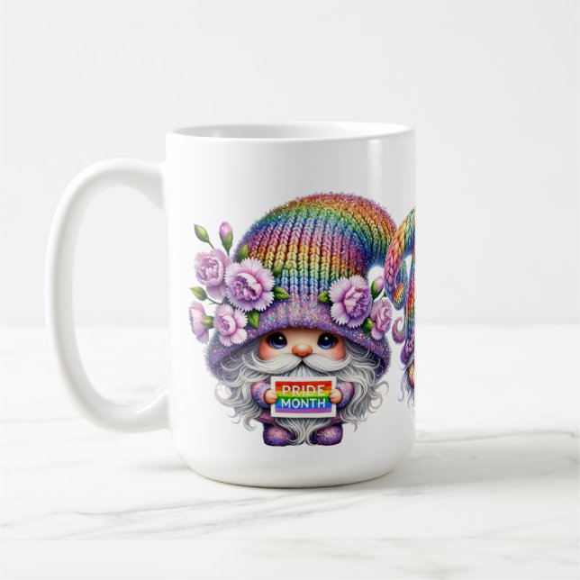 MUG GNOMES DE MOIS DE FIERTÉ ADORABLES (Gauche)