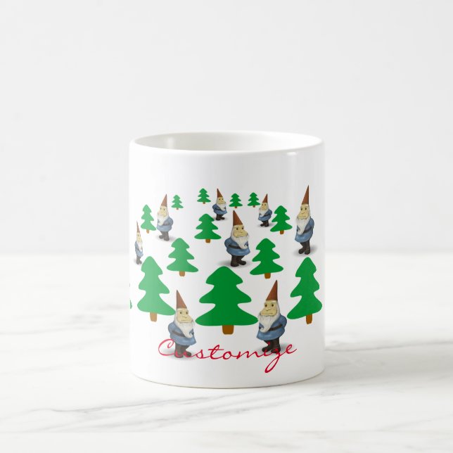 Mug Gnomes de Noël Arbres de Noël Thunder_Cove (Centre)