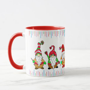 Mug Gnomes de Noël de jolies caricatures