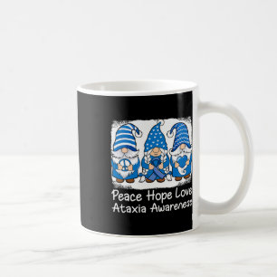 Mug Gnomes de soutien à l'ataxie avec ruban bleu Ataxi