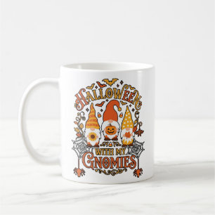 Mug Gnomes d'Halloween Citrouille Toile d'Araignée Cha