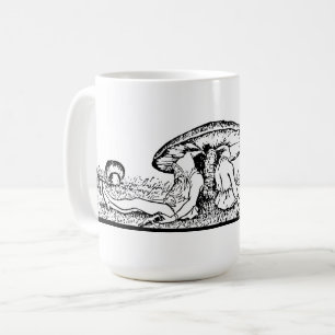 Mug Gnomes dormant sous un champignon
