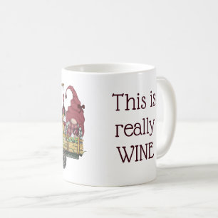 Mug Gnomes drôles dans un camion de vin C'est vraiment