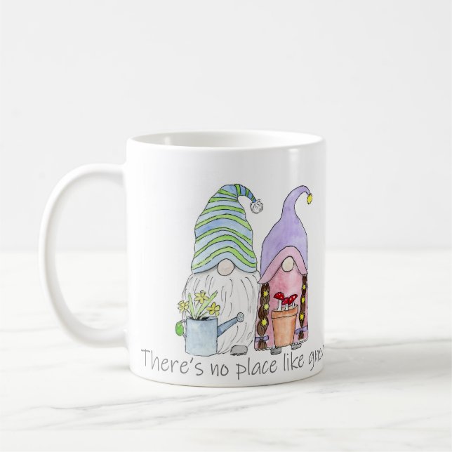 Mug Gnomes du jardin de printemps (Gauche)