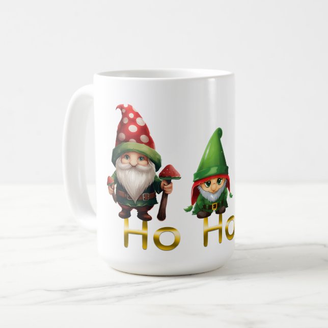 Mug Gnomes Ho Ho Ho Christmas (Devant gauche)