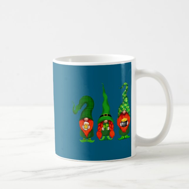 Mug Gnomes Leprechaun St Patricks Day Beer Clover Iri- (Droite)
