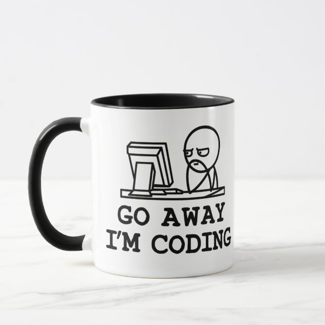 Mug Go Away IM Coding (Gauche)
