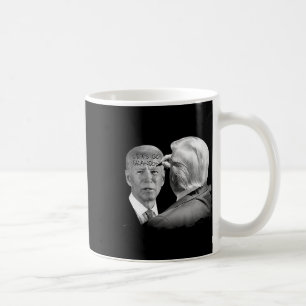 Mug Go Brandon Trump Écrit Sur Bidens Forehead :