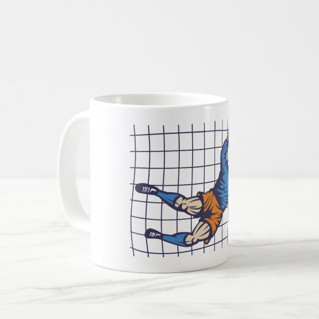 Mug Goalie de football (Devant gauche)