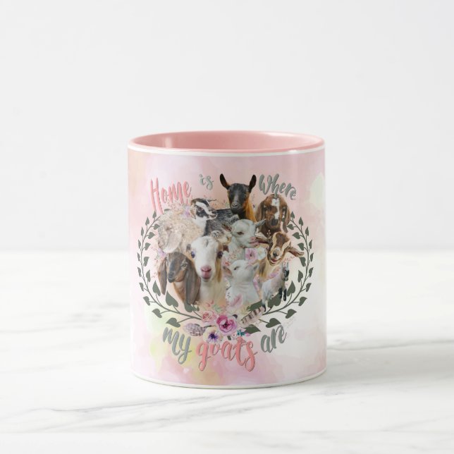 Mug GOAT ART | Accueil où mes chèvres sont GetYerGoat (Centre)