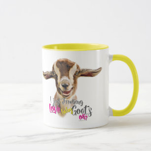 Mug GOAT LOVE   Je viens de freaking LOVE Baby Chèvres