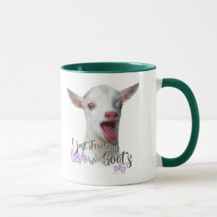 Mug GOAT LOVE   Je viens de freaking LOVE Baby Chèvres
