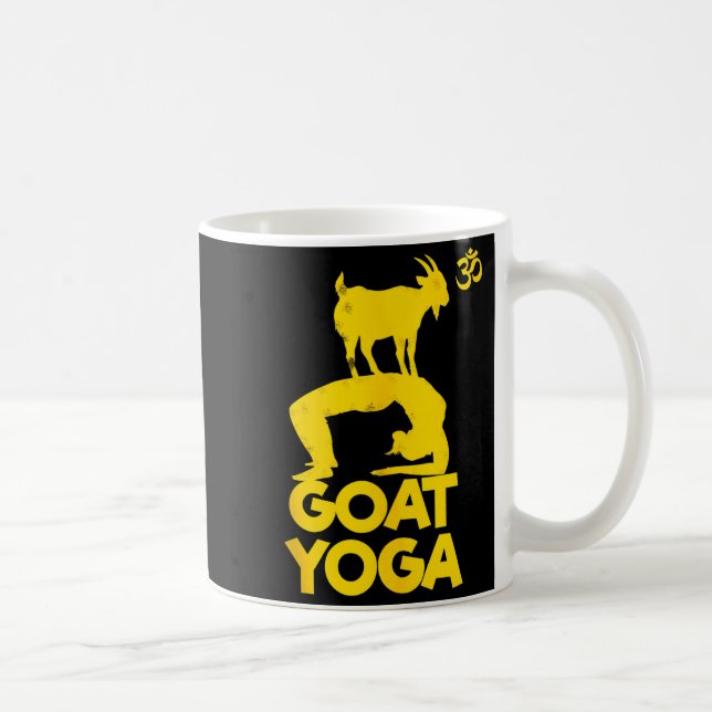 Mug Goat Yoga Namaste Om Ying Yang Balance Yoga New Ma (Droite)