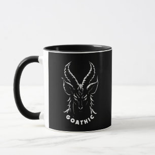 Mug Goathique   Canon gothique   Chèvre satanique
