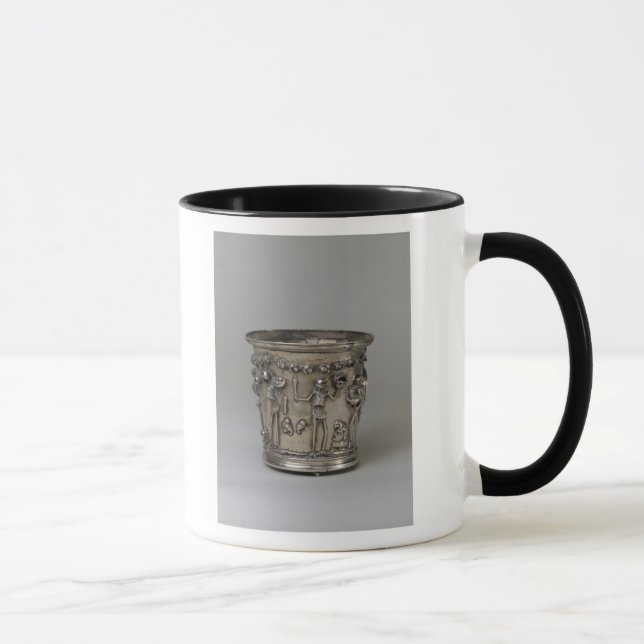 Mug Gobelet de relief avec des squelettes tenant des (Droite)