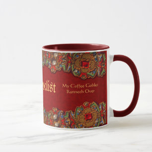 Mug Gobelet drôle Runneth de café de médiéviste pl