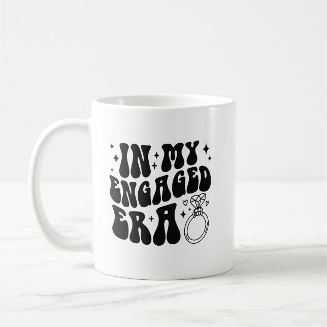 Mug Gobelet pour café glacé de mon ère de fiançailles  (Gauche)