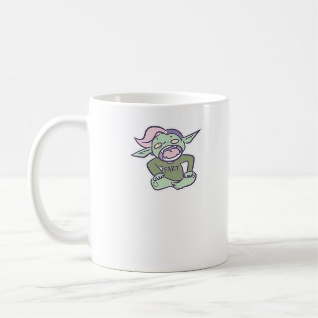 Mug Goblincore Fart Goblin Classique (Gauche)