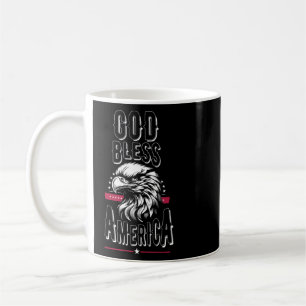 Mug God Bless America, aigle des États-Unis