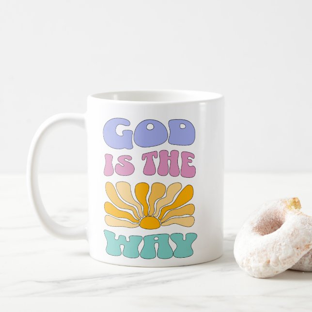 Mug God is the Way (Avec donut)