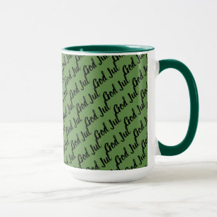 Mug God Jul—joyeux Noël en écriture suédoise en p