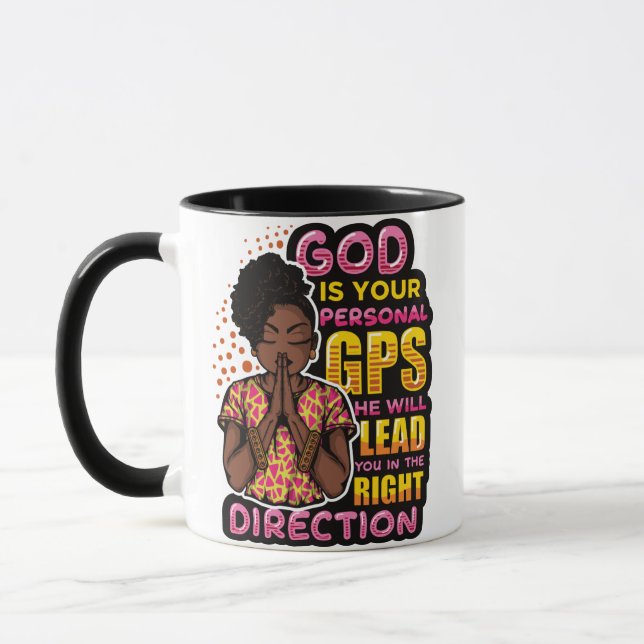 Mug God Says I AM Black Christian Women Melanin Sista (Gauche)