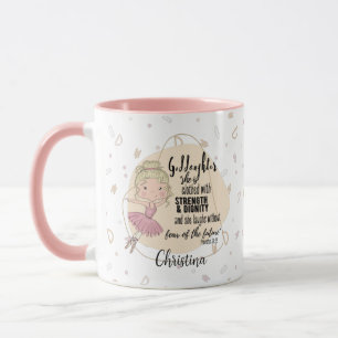 Mug Godgirl Cadeau CITER Proverbe Blonde BALLERINA