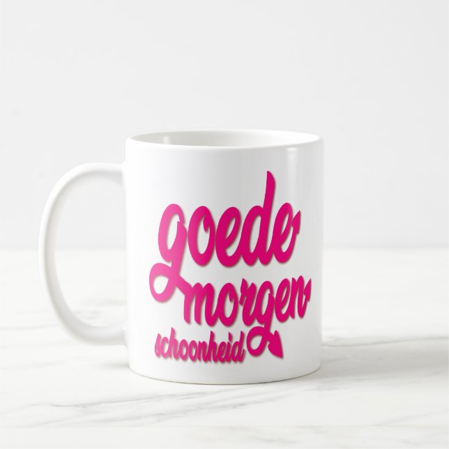 Mug Goedemorgen Schoonheid "bonjour beau " (Gauche)
