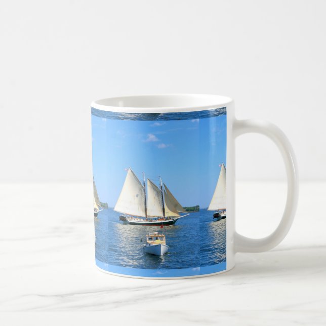Mug goélettes et canne à homard (Droite)