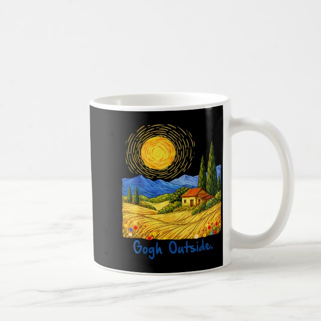Mug Gogh à l'extérieur de la chemise graphique amateur (Droite)