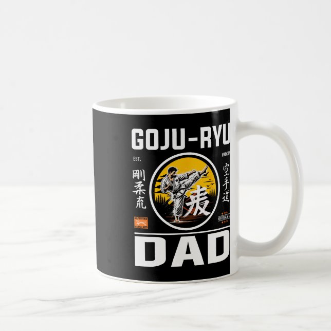 Mug Goju-ryu Karate Papa Pour Les Pères Avec Karate Pi (Droite)