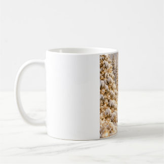 Mug Gold and White Winter Wonderland Art